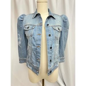 NWT! RETROFETE Women's Ada jeans Jacket X-SMALL